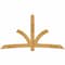 Ekena Millwork Davenport Rough Sawn Timber Gable Bracket, Western Red Cedar, 108"W x 58"H x 6"D x 6"F, 13/12 Pitch GBW108X58X0606DAV00RWR - alternate 1